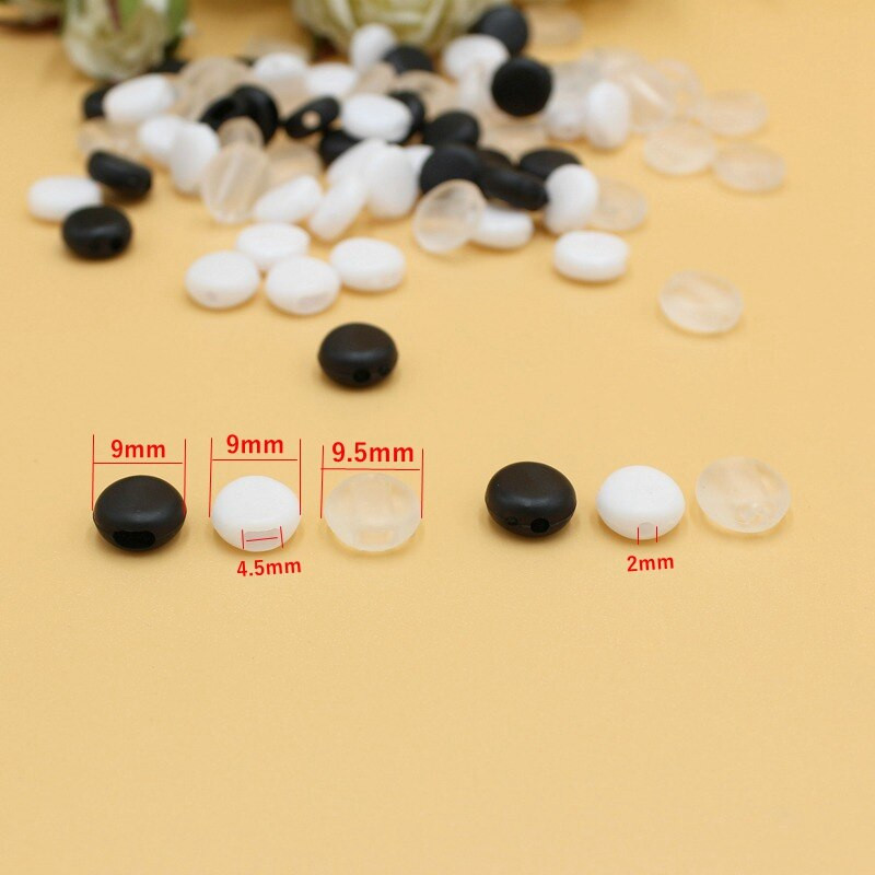 50/100/200 tk lamedad reguleeritavad pandla helmed silikageelist põhjad maski jaoks elastsed pandla kork Trosilukk DIY rihma juhtme ots