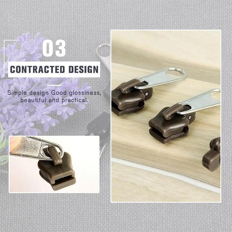 12 buc. Fermoare universale Fix Fermoar Kit de reparare Înlocuire Fermoar Glisor Dinți Salvare Nou Design Fermoare haine Materiale de cusut