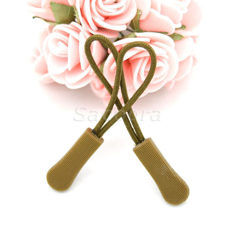 10 ks/balenie mix farebných šnúrok so zipsom, popruh na lariat pre odevné doplnky