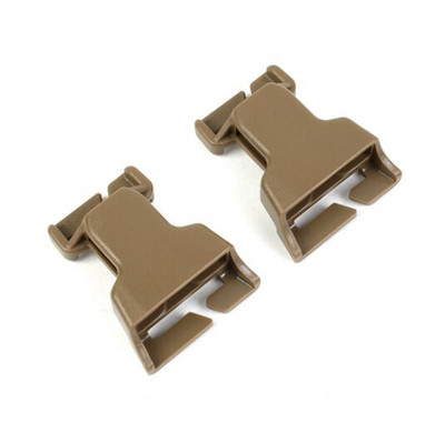 Mohabi UTX 1-tolline homaari pandla, isane nupp, 2 tk 2,5 cm välialpinismi seljakoti EDC taktikalise varustuse jaoks