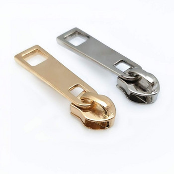 20 pc υψηλής ποιότητας 5# Metal Nylon χρυσό και ασημί Zipper Slider Head Puller DIY Handwork Bag Bagage 5BB5576