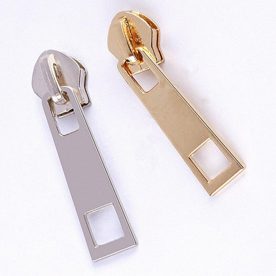 20 pc υψηλής ποιότητας 5# Metal Nylon χρυσό και ασημί Zipper Slider Head Puller DIY Handwork Bag Bagage 5BB5576