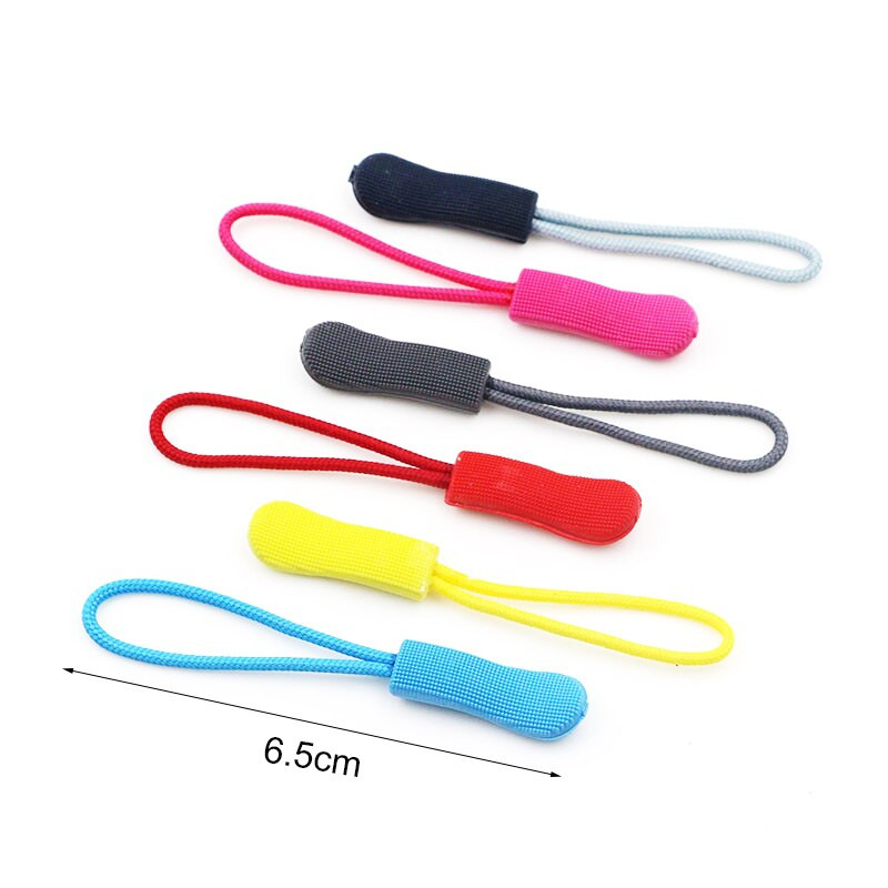 10 бр. Цветно въже, цип, дърпащ кабел, резервни краища, ципове, ципове, чанта за облекло, части за тактическа раница