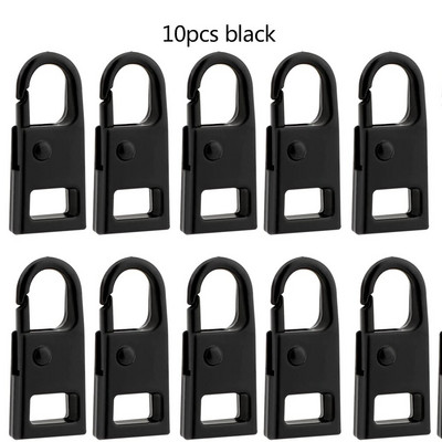 10 vnt. Užtrauktuko traukimo keitimo rinkinys Nuimamas universalus metalinis užtrauktuko traukimo skirtukų taisymo rinkinys striukėms Drabužiai Kuprinės Batai