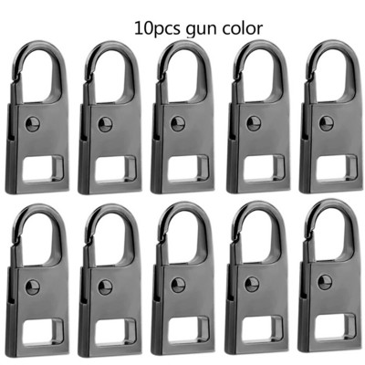 10 vnt. Užtrauktuko traukimo keitimo rinkinys Nuimamas universalus metalinis užtrauktuko traukimo skirtukų taisymo rinkinys striukėms Drabužiai Kuprinės Batai