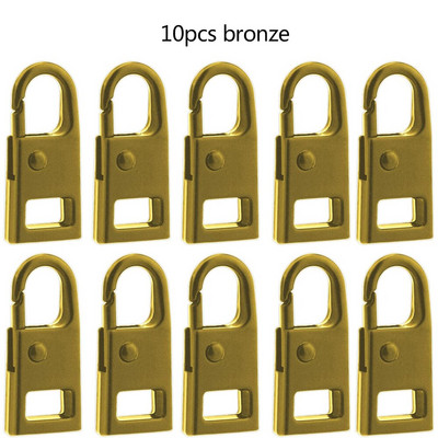 10 vnt. Užtrauktuko traukimo keitimo rinkinys Nuimamas universalus metalinis užtrauktuko traukimo skirtukų taisymo rinkinys striukėms Drabužiai Kuprinės Batai