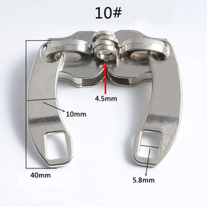 2 poros 5# 8# 10# užtrauktukas Metalinis užtrauktuko slankiklis Užtrauktuko galvutė pasidaryk pats drabužių krepšys lagaminų priedai užtrauktukų taisymo rinkiniams