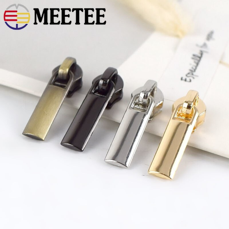 20 buc. Glisoare cu fermoar Meetee pentru 3 # 5 # Fermoare din nailon pentru jachetă cu fermoar Geanta pentru cap cu fermoar Seturi de reparare a fermoarelor pentru îmbrăcăminte Accesorii de cusut DIY