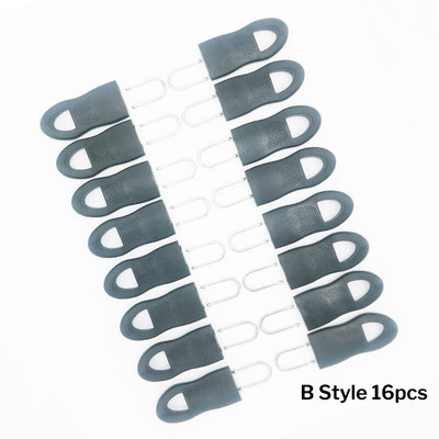 16 tk 8 tk. Asendustõmblukk tõmblukk riiete jaoks Tõmblukufiksaator reisikoti jaoks kohvri seljakoti tõmbluku kinnitus telgi jaoks