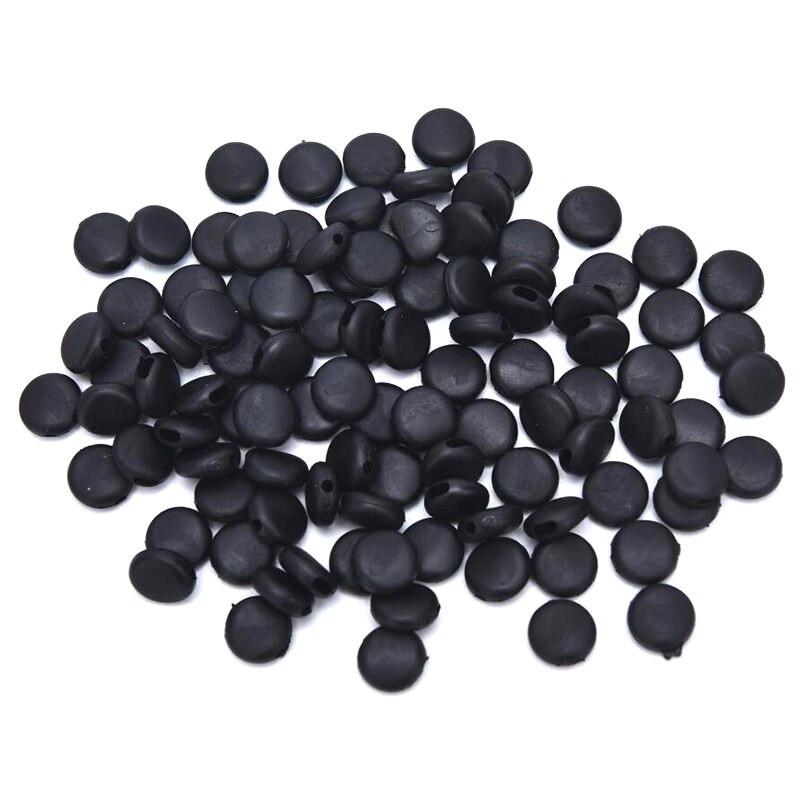 100 ks 15 mm ploché nastavovacie korálky s prackou, silikagélové dno na masku, elastická šnúrka, zarážka, lano, zámok, DIY popruh, konce šnúrky