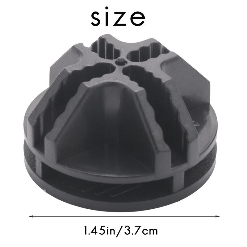 Телени квадратни пластмасови конектори за модулен шкаф-органайзер и квадратен рафт за съхранение с телена решетка, комплект от 8
