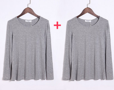 Blúzka s dlhým rukávom pre tehotné ženy