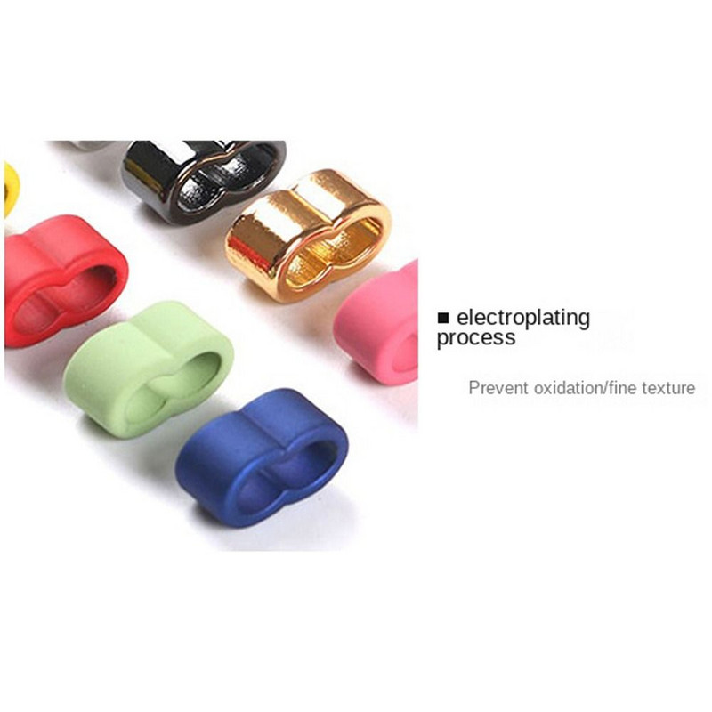 30/50 buc. Opritor pentru pandantiv din aliaj de zinc cu husă cu cataramă reglabilă, pentru geantă, pantaloni anti-alunecare, cu șnur casual în talie.