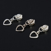 10 komada 5# klizači s patentnim zatvaračem u obliku srca Kompleti za popravak zatvarača Torba za odjeću Ukrasi za šivanje DIY krojački dodaci za šivanje