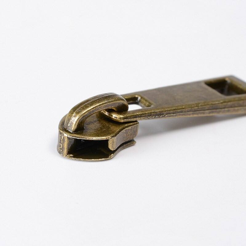 10PCS/paket 5# Klizači Zatvarač Pull Metalni zatvarač Glava DIY torbe za odjeću Komplet za popravak Zamjena