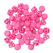 50 tk kahekordse auguga korgid väljas matkaseljakotid juhtmelukud isetegemise teel Paracord kingapael Kinnitage lülitid plastikust vedru otsad USA laos