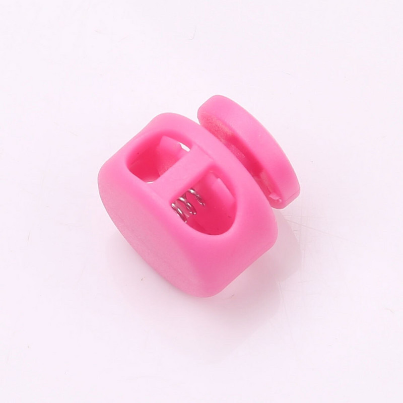 50 tk kahekordse auguga korgid väljas matkaseljakotid juhtmelukud isetegemise teel Paracord kingapael Kinnitage lülitid plastikust vedru otsad USA laos