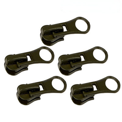 5PCS 5# Instant Zipper Universal Instant Fix Zipper Repair Kit for Replacement Resin Zip Pull Slider Teeth Rescue Направи си сам шиене