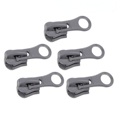 5PCS 5# Instant Zipper Universal Instant Fix Zipper Repair Kit for Replacement Resin Zip Pull Slider Teeth Rescue Направи си сам шиене