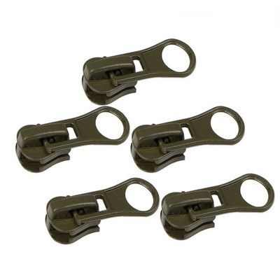 5PCS 5# Instant Zipper Universal Instant Fix Zipper Repair Kit for Replacement Resin Zip Pull Slider Teeth Rescue Направи си сам шиене