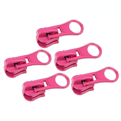 5PCS 5# Instant Zipper Universal Instant Fix Zipper Repair Kit for Replacement Resin Zip Pull Slider Teeth Rescue Направи си сам шиене