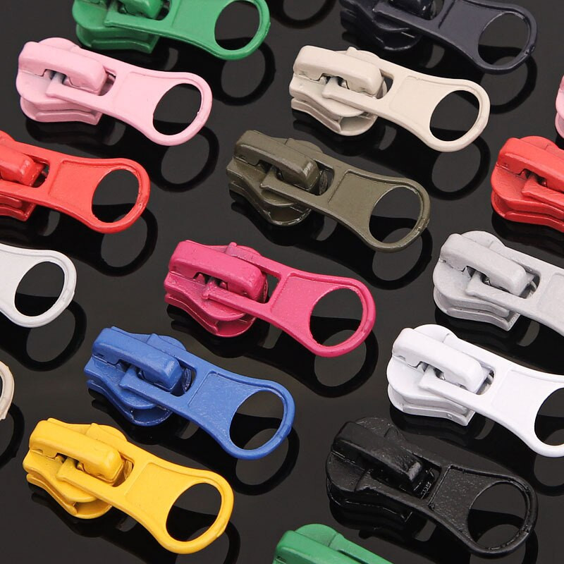 5PCS 5# Instant Zipper Universal Instant Fix Zipper Repair Kit for Replacement Resin Zip Pull Slider Teeth Rescue Направи си сам шиене