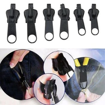 Νέο 6 τμχ Instant Zipper Universal Instant Fix Zipper Repair Kit Αντικατάσταση φερμουάρ Slider Teeth Rescue Νέο σχέδιο για ράψιμο DIY