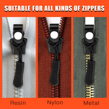 6 ΤΕΜ/Σετ φερμουάρ Instant Universal Instant Fix Zipper Repair Kit Αντικατάσταση συρόμενο φερμουάρ Δόντια Νέα σχεδίαση φερμουάρ Ράψτε υψηλής ποιότητας