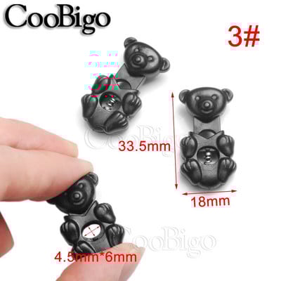 Plastični čep za zaključavanje kabela Opruga Preklopna stezaljka Uže Spojnica Kopča DIY Torba s uzicom Sportska odjeća Šešir Dodatak za vezice Crna 50 kom