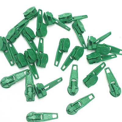 50 tk värvimismetallist tõmblukuga liugur nailontõmbluku jaoks 3#, mitmevärviline 3# nailonist tõmbluku tõmmits, isetegemise õmbluskomplektid