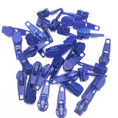 50 tk värvimismetallist tõmblukuga liugur nailontõmbluku jaoks 3#, mitmevärviline 3# nailonist tõmbluku tõmmits, isetegemise õmbluskomplektid