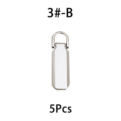 5 bucăți detașabile 3 # 5 # tragătoare de fermoar metalic Fermoare de reparare tragere de fermoar pentru bricolaj cusut artizanat accesorii saci de îmbrăcăminte
