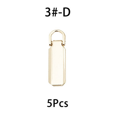 5 bucăți detașabile 3 # 5 # tragătoare de fermoar metalic Fermoare de reparare tragere de fermoar pentru bricolaj cusut artizanat accesorii saci de îmbrăcăminte