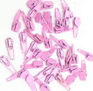 50 ks kovových zipsov na nylonový zips 3#, viacfarebný nylonový zips 3#, súpravy na šitie pre domácich majstrov, súpravy na zipsy