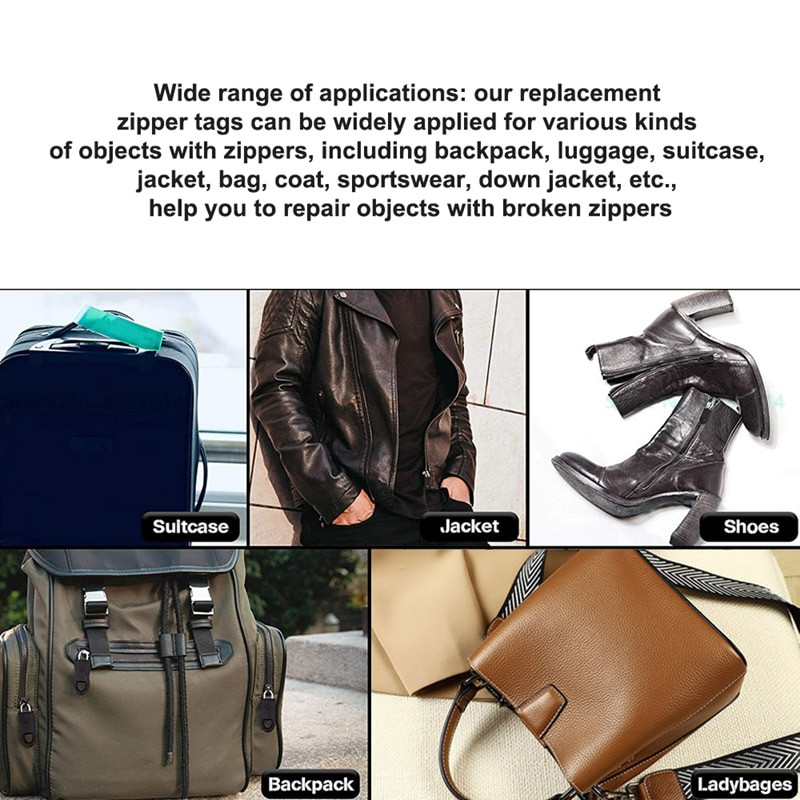 5 ks odnímateľných zipsov, náhradných dielov na opravu zipsov, cestovných tašiek, kufrov, batohov, zipsov, stanov, oblečenia