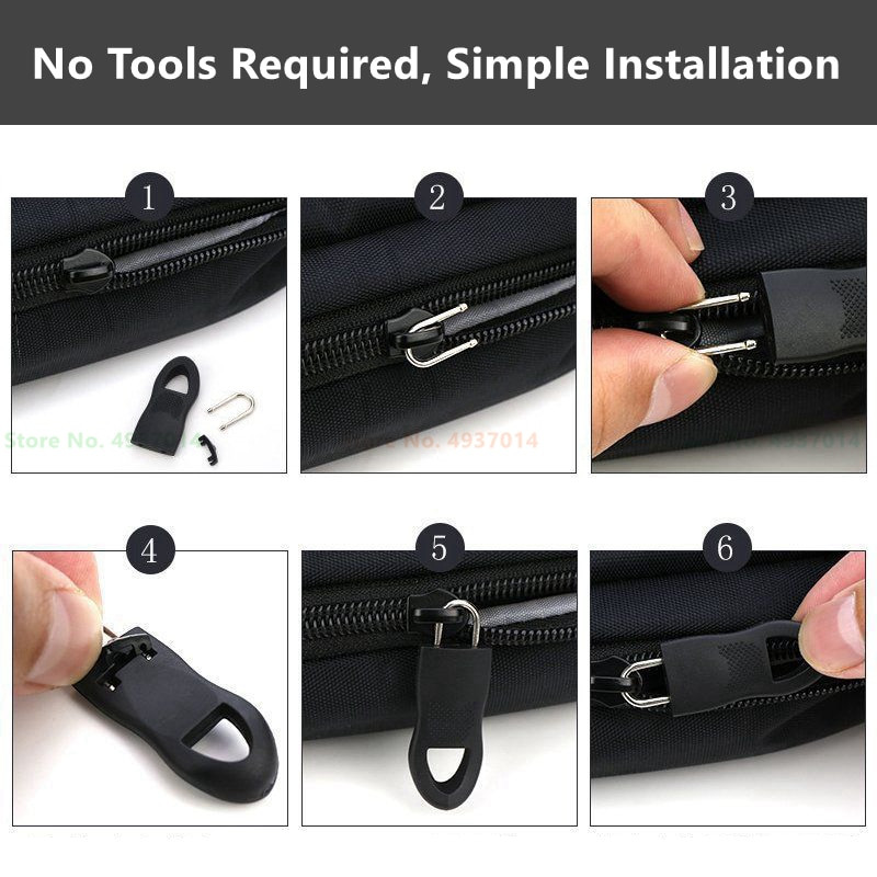 5 ks odnímateľných zipsov, náhradných dielov na opravu zipsov, cestovných tašiek, kufrov, batohov, zipsov, stanov, oblečenia