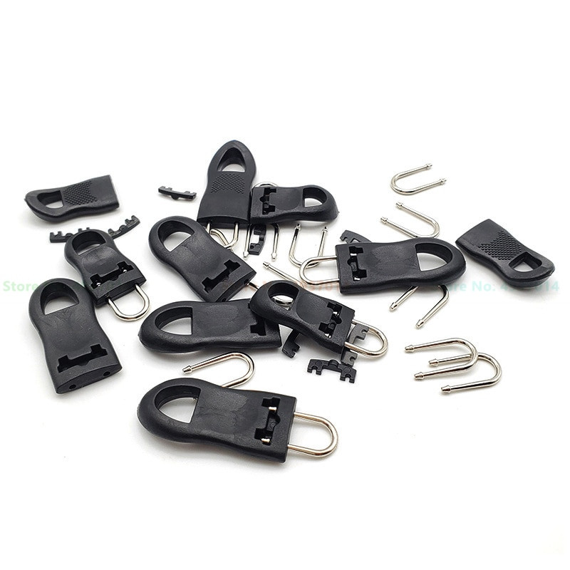 5 ks odnímateľných zipsov, náhradných dielov na opravu zipsov, cestovných tašiek, kufrov, batohov, zipsov, stanov, oblečenia