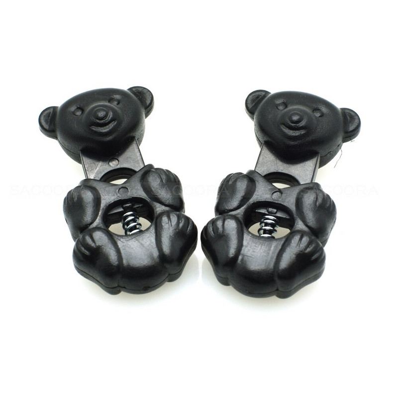 10 tk/pakk karu stiilis nöörilukud, lülituskork Kingade jaoks Paracord spordirõivaste rõivaste seljakoti tarvikud