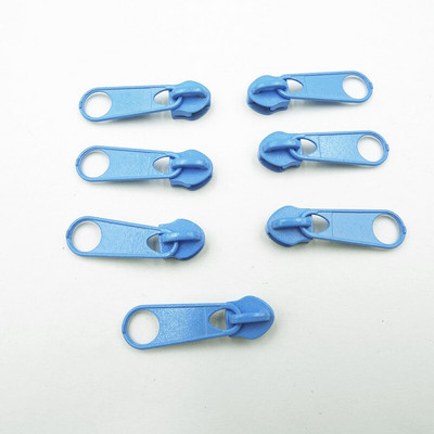 Nailon cu fermoar tractor canapea saltea cort bagaje alb-negru panou lung fara blocare slider 5# 50 buc