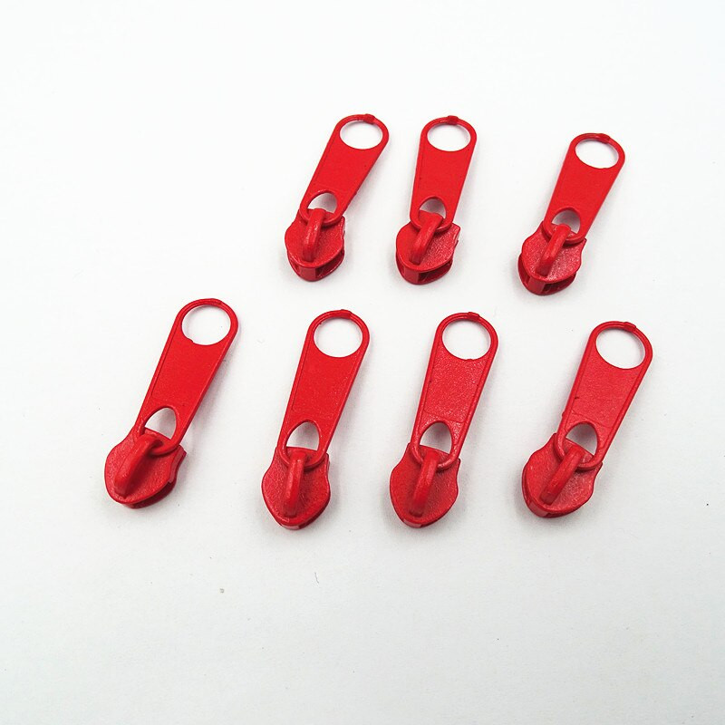 Nailon cu fermoar tractor canapea saltea cort bagaje alb-negru panou lung fara blocare slider 5# 50 buc