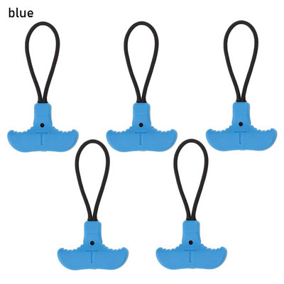 5 ks farebných zipov v tvare T, odolných, náhradných, praktických, zipsových, upevňovacích prvkov na batoh, taktických tašiek, oblečenia, stanu