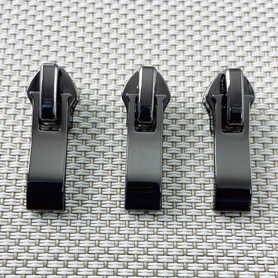 3 ks luxusných kovových zipsov na nylonové zipsy, kovové zipsy, univerzálne veľkosti, náhrada pre batožinu, sieť proti komárom, oblečenie, oprava