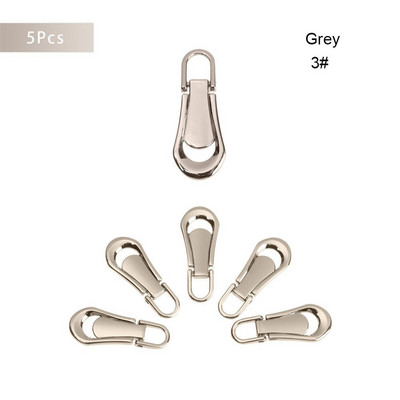 Κιτ επισκευής αποσπώμενων φερμουάρ 5 τμχ Μεταλλικά φερμουάρ Puller Quilting τσάντες ρούχων Χειροποίητα κιτ επισκευής DIY Handmade Crafts Supplies