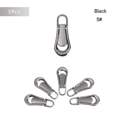 Κιτ επισκευής αποσπώμενων φερμουάρ 5 τμχ Μεταλλικά φερμουάρ Puller Quilting τσάντες ρούχων Χειροποίητα κιτ επισκευής DIY Handmade Crafts Supplies