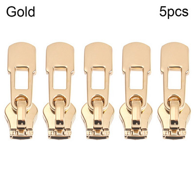 Κιτ επισκευής αποσπώμενων φερμουάρ 5 τμχ Μεταλλικά φερμουάρ Puller Quilting τσάντες ρούχων Χειροποίητα κιτ επισκευής DIY Handmade Crafts Supplies