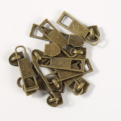 10 ks #5 Posuvníky na zips, kovová hlava na zips, DIY oblečenie, tašky na opravu, výmena, súprava na príslušenstvo