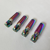 2tk #5 Metallist värviline tõmblukuga tõmblukupea remondikomplektide jaoks DIY õmblemine käsitöö tarvikud kotid rõivaste tõmblukuga tarvikud