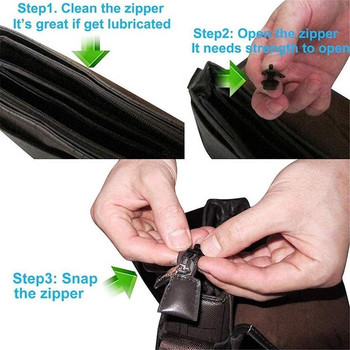 Κιτ επισκευής φερμουάρ Αυτόματο κλείδωμα Universal Instant φερμουάρ αντικατάστασης Εργαλεία διάσωσης δοντιών ολισθητήρες φερμουάρ για παπούτσια τσάντα ρούχων