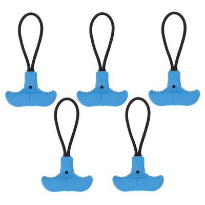 5 Culori Fermoar Trage Extragere Capăt Se potrivește Coarda Tag Fixer Fermoar Snur Lareță Clip de înlocuire Cataramă ruptă Geanta de călătorie Valisă Cort Rucsac