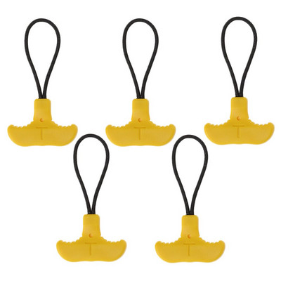 5 Culori Fermoar Trage Extragere Capăt Se potrivește Coarda Tag Fixer Fermoar Snur Lareță Clip de înlocuire Cataramă ruptă Geanta de călătorie Valisă Cort Rucsac